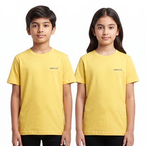 T-shirts basiques unisexes pour enfants, col rond, manches courtes, vêtements décontractés pour garçons et filles, vêtements OEM - Product Image 5