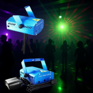 Led Stage Lighting Laser <b>Projector</b> Green Red Patterns Party Disco <b>Light</b> - Product Image 3