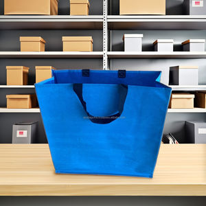 Bolsa de Tela Reutilizable con Logotipo Personalizado, Asas de Cinta de Polipropileno, Tamaño Mediano, Hecha en Hung Yen, Vietnam, para Publicidad y Almacenamiento - Product Image 1