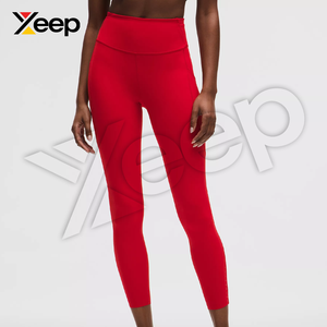 กางเกงเลกกิ้งออกกำลังกายสำหรับผู้หญิง ความยาวเต็มตัว ทนทาน แผ่นด้านหน้าแบบเรียบ XC-WL-13 ซับเหงื่อ แห้งเร็ว เอวยางยืดแบบเรียบง่าย - Product Image 2