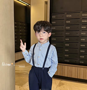 Costume pour garçon de style européen de haute qualité, chemise à manches longues + cravate + pantalon, costume de mariage pour garçon, costume formel pour garçon, ensembles de vêtements pour garçons - Product Image 2