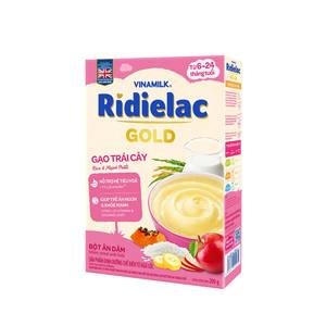 Vinamilk - Ridielac Gold-Cereal para bebé-Sabor de frutas mixtas de arroz-Alta calidad-Venta al por mayor-200g X 24 cajas por caja GMP - Product Image 1