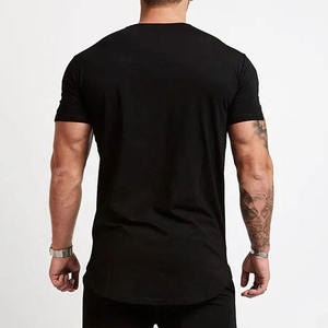 T-shirt classique décontracté pour hommes, en coton, à manches courtes, respirant, col rond, doux, confortable et vêtements streetwear - Product Image 4
