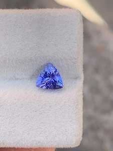 Tanzanite bleue naturelle rare, taille trilobée, 2,00 carats, certifiée par un tiers, pierre précieuse en vrac pour la fabrication de bijoux, bagues, pendentifs, vente en gros - Product Image 4