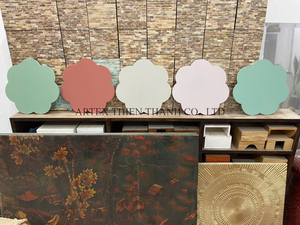 Plateau décoratif en bois fait main, plateau de service laqué de haute qualité, plateau à bord festonné, vente en gros, nouvelle arrivée - Product Image 6
