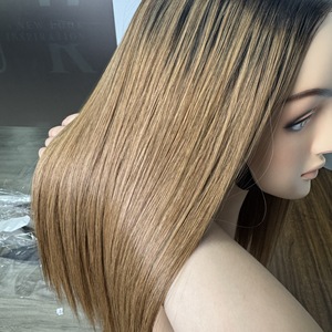 Extensions de cheveux vierges vietnamiennes crues à cuticules alignées 100% Perruque à dentelle longue et droite avec dentelle transparente - Product Image 2