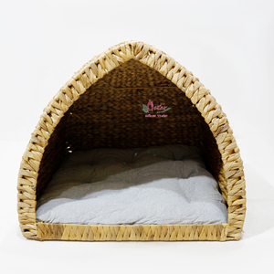 Casa Ecológica para Mascotas de Pasto Marino, Villa Tejida Natural y Confortable para Perros y Gatos - Product Image 3