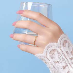 Anillo de Perlas de Agua Dulce Auténticas en Plata de Ley, Anillo de Perlas Pequeñas Naturales en Plata de Ley Recubierta de Oro, Anillo de Perlas Reales - Product Image 2