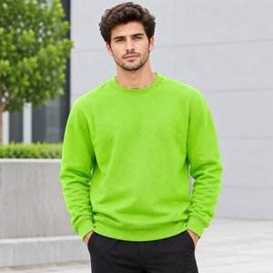 Sweat-shirt homme coupe classique avec impression graphique personnalisée effet vieilli, col rond, pour la conception et la fabrication de vêtements - Product Image 6