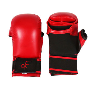 ถุงมือคาราเต้แบบปรับได้พร้อมแผ่นรองนุ่ม สำหรับการฝึกศิลปะการต่อสู้ การแข่งขัน และกิจกรรมฟิตเนส - Product Image 1