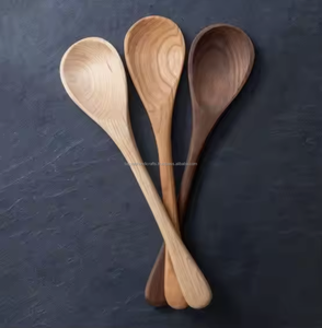 Wooden Spoons Cooking Wooden Utensils Non Stick Spoon Cooking <b>Spatula</b> Holder Teak from India - Product Image 2