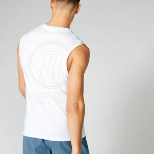 Camiseta sin Mangas de Lona Informal de Estilo Único, 100% Algodón de Alta Calidad, Transpirable, Corte Regular, Mejor Precio en Línea - Product Image 2