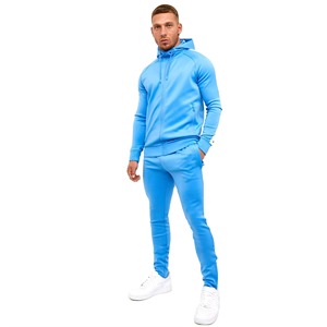 Ensemble de survêtement pour homme fabriqué en usine, deux pièces, avec impression personnalisée, design élégant et streetwear. - Product Image 1