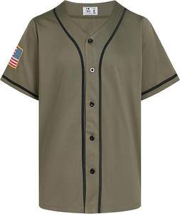 Camiseta de Béisbol y Sóftbol Personalizada para Adultos, con Nombre y Logotipo, Suave, Transpirable, que Absorbe la Humedad, Ropa Deportiva para Jugadores y Aficionados - Product Image 1