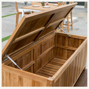 Hot Sale Solid Teak Wood Storage <b>Bench</b> Modern Design Eco-Friendly Durable Furniture for Living Room Bathroom <b>Indoor</b>/Outdoor Use - Product Image 1
