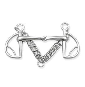 Hanging Cheek Snaffle Bit Multi Jointed – Stainless Steel Baucher Bit for Horse Training & Control - Product Image 4