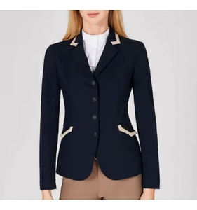 Veste d'équitation thermique pour femmes, manteau d'équitation pour sports de plein air, veste d'équitation slim fit extensible en softshell - Product Image 3