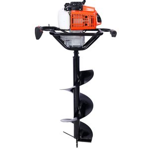 EPA cấp giấy chứng nhận 2.7HP khí-powered 63cc 2 thì Auger bài lỗ Digger với 3/4 "trục kích thước L6" + L10 "+ L12" Mũi khoan - Product Image 5