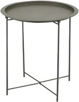Table basse ronde en métal moderne haut de gamme tendance pour salon, plateau pliable simple, table d'appoint de canapé de loisirs