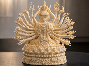 Idolo Espiritual Impreso en 3D con Tecnología SLA Premium, Alta Precisión, Acabado de Superficie Ultra Suave, Tolerancia de Precisión de 0.1 mm, Resistencia al Calor de 50-80°C - Product Image 3