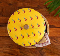 Boîte à chapati en bois, conteneur de rangement pour roti fait à la main, organisateur de cuisine