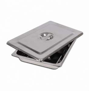 Bandeja de Procedimientos Dentales Manual de Acero Inoxidable Quirúrgico Profesional, Instrumentos de Laboratorio Reforzados - Product Image 1