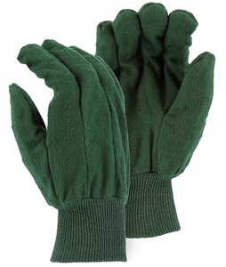 Guantes de trabajo de 24oz, verdes, de forro polar, con puño de punto, para trabajo pesado, cálidos y de seguridad, al por mayor - Product Image 5