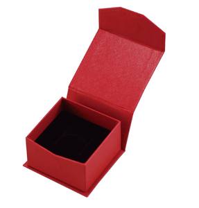 Boîte à bijoux rectangulaire en or avec motif de roses en feuille d'or, extérieur en papier artistique et intérieur en velours, 60x56x35mm - Product Image 1