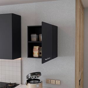 Mobile da Cucina Nero a 1 Anta Hi Wall - Product Image 2
