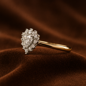 IGI Certified Heart Cut Lab Grown Diamond Engagement <b>Ring</b> 14K/18K Gold CVD Diamond Minimalist Bridal <b>Ring</b> Custom Fine Jewelry - Product Image 2