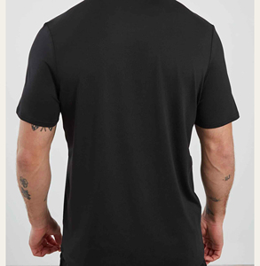 Camiseta de hombre personalizada al por mayor, informal, de cuello redondo, holgada, de manga corta, nueva camiseta de verano de algodón para hombre. - Product Image 4