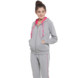 Women’s Premium Tracksuit Set Athletic Jacket Jogger Pants Fashion Activewear Manufacturer Matching Joggers Tracksuit - Product Image 3