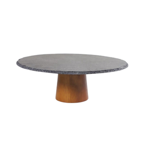 Travertine Natural Stone Handcraft Travertine Decoration Serving Tray Round Living Room Storage Tray <b>Marble</b> Cupcake <b>Stand</b> - Product Image 3