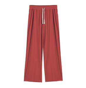 Bangladesh China OEM Embroidery Printed Design Men's Summer New Style <b>Elastic</b> <b>Waist</b> Casual Straight Leg <b>Jeans</b> Wide-leg Trousers - Product Image 3