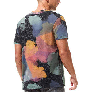 เสื้อยืดผู้ชายแฟชั่นทันสมัย พิมพ์ลายตามสั่ง สไตล์สตรีทแวร์ แขนสั้น ผ้าโพลีเอสเตอร์ สำหรับใส่ในชีวิตประจำวัน - Product Image 3