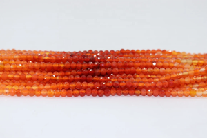 Cuentas Rondelle facetadas de cornalina Natural sombreadas AAA 4-4,5mm 13 pulgadas hebra para la fabricación de joyas - Product Image 4