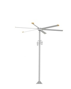 Ventilateur sur pied électrique de fabrication indienne avec pales anti-poussière, inclinaison réglable et base stable pour une utilisation sûre, à vendre - Product Image 2