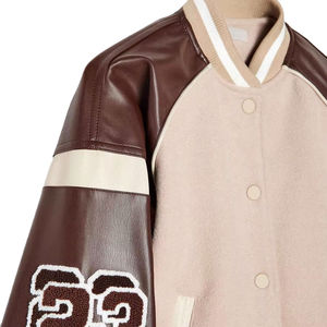 เสื้อแจ็กเก็ตผ้าคอตตอนเนื้อหนาแบบมีซิปรูดเต็มสำหรับผู้หญิงเสื้อแจ็คเก็ตผ้าคอตตอนพร้อมโลโก้ด้านหน้าสำหรับฤดูหนาวฤดูใบไม้ร่วง - Product Image 5