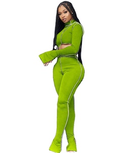 Conjunto de dos piezas de tendencia para mujer Elegante 2 conjuntos Lady Sexy Jogging Outfits 2026 - Product Image 3