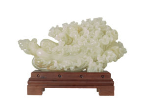 ประติมากรรมแกะสลักรูปกะหล่ำปลี begems VIP ONYX ขนาด58x42ตกแต่งทันสมัย - Product Image 2