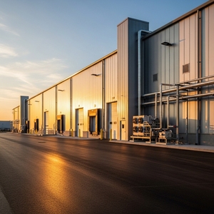 Edificio de Almacenamiento en Frío con Estructura de Acero para Maduración y Envejecimiento en Seco de Carne, Planta de Almacén Refrigerado Premium para Carne de Res - Product Image 1