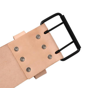 Ceinture de musculation robuste avec logo personnalisé, soutien lombaire, fermeture éclair antidérapante pour la musculation, cuir de vachette de qualité supérieure - Product Image 4