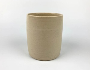 Portautensilios de Cerámica de Arcilla Natural, Acabado Mate Minimalista, Resistente a Altas Temperaturas, Organizador de Almacenamiento para Encimera de Cocina - Product Image 2