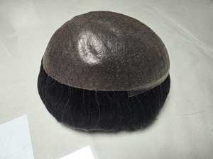 Taz Hair Bangladesh <b>Mens</b> Toupee Hair <b>Wig</b> with Skin Base 100% Density Remy Grade Kinky Straight and Deep Wave Styles - Product Image 4