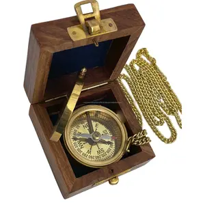 FECTORY SUPPLIER WOODEN COMPASS HAND CARVING Compass with EDUCATIONAL ITEM