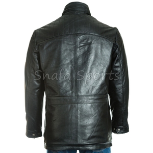 Custom Made High Quality Latest Wholesale <b>Long</b> Shearling Winter <b>Jacket</b> Thick Sheepskin <b>Leather</b> <b>Jacket</b> For Men - Product Image 4