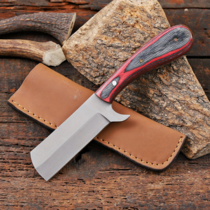 Couteau de boucher en acier au carbone robuste pour l'extérieur, avec poignée confortable, fabrication artisanale haut de gamme, lame en acier au carbone - Product Image 1