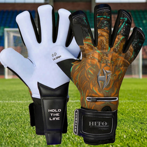 Gants de gardien de but de football confortables les plus demandés gants de gardien de but professionnels de sport à des prix bon marché - Product Image 4