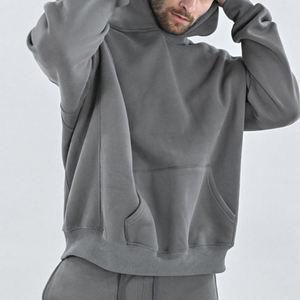 Hoodies surdimensionnés pour hommes, tendance, anti-rides, vente en gros, prix bas - Product Image 1