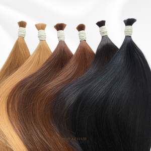 A granel desde 100% cabello humano vietnamita personalizar Color sin procesar extensiones de cabello humano crudo envío a todo el mundo - Product Image 6